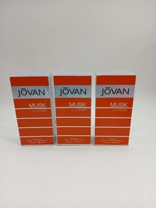 (Lot Of 3) Jovan Musk Men's Cologne Spray 3oz (New)  - Picture 1 of 10