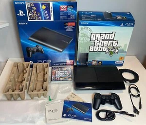 Sony PlayStation 3 Gaming Console 500GB Grand Theft Auto V CIB Very Good - Picture 1 of 12