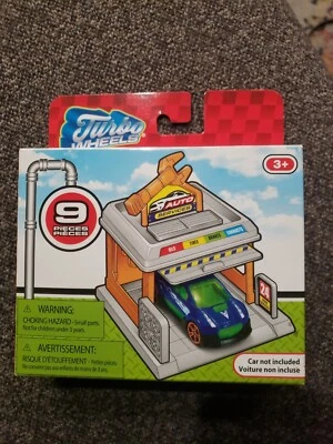 Turbo Wheels Auto Services 1:64 Scale Mini Play Set - NEW - - Image 1 of 3