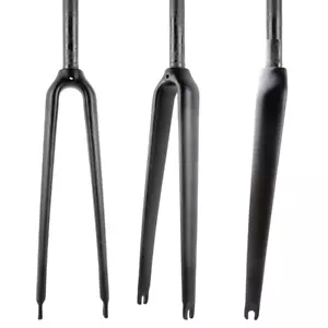 3K/UD Full Carbon Fiber Bicycle Fork 25.4mm*700C Rigid Fork for Road Bike Forks - Picture 1 of 16