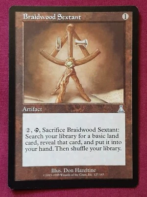 Magic The Gathering URZA'S DESTINY BRAIDWOOD SEXTANT artifact card MTG - Image 1 of 2