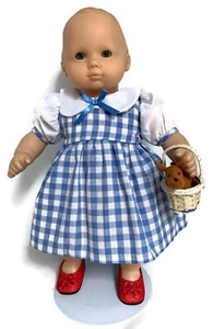 Dorothy Dress, for Bitty Baby & Twin 15 inch Doll Clothes Girl - Picture 1 of 2