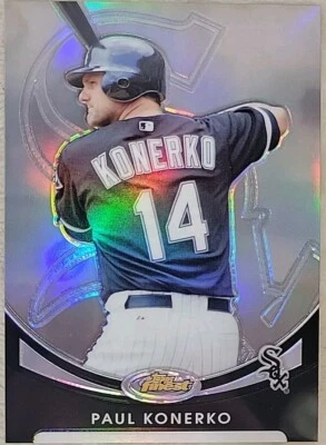 Paul Konerko 2010 Topps Finest Refractor /599 #68 SP Chicago White Sox - Image 1 of 4
