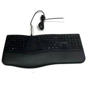 Kensington Pro Fit Ergo Wired Keyboard USB K75400US Ergonomic FAST SHIPPING - Picture 1 of 10