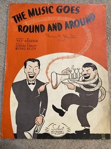 1935 THE MUSIC GOES ROUND and ROUND Sheet Music by Farley, Riley, Hodgson - Picture 1 of 4