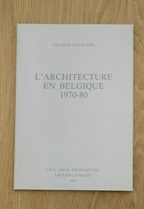 STRAUVEN (Francis), L'architecture en Belgique 1970-80 - Picture 1 of 3