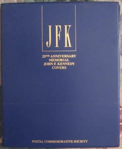 25TH ANNIVERSARY MEMORIAL JFK JOHN F. KENNEDY 1988 1ST DAY COVERS - Picture 1 of 5