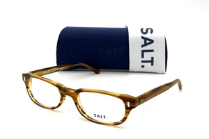 SALT Optics BERTRAM Matte Woodgrain / Demo Lens 53mm Eyeglasses - Picture 1 of 4