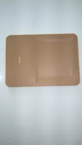 Courant Catch:3 Wireless Charging Accessory Tray Tan Leather - Picture 1 of 5
