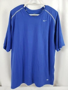 Nike Team Dri-Fit Royal Blue Men's Workout T-Shirt Size XL - Picture 1 of 8