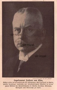 Consiglio di Legazione Barone di Essen - 1917 - Immagine storica ~9x14cm - Foto 1 di 1