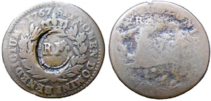 Frankreich Kolonie Guadeloupe Louis XV, Sol 1767 - Picture 1 of 5