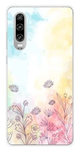 Coque en silicone imprimée compatible Huawei P30 Watercolor flowers - Imagen 1 de 3