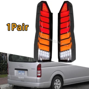 LH&RH Tail Lamp Rear Light Smoke Lens LED For Toyota Hiace Commuter 2005-2018 - Picture 1 of 9