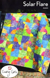 Trapunta "SOLAR FLARE" #SGD025 Girly Girls Design Quilting Motivo Lap-King Taglia - Foto 1 di 2