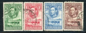 BECHUANALAND 124-27 SG118-21 Used 1938 KGVI Definitive short set of 4/11 CV$6 - Picture 1 of 1