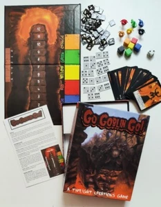 GO GOBLIN GO! Spiel - Twilight Creations - Fantasy Racing Glücksspiel Strategiebrett - Bild 1 von 5
