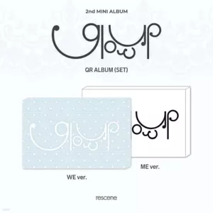 RESCENE 2º Mini Álbum Glow Up QR Ver. Tarjeta QR + Tarjeta P. de miembro/unidad/grupo/selfie - Imagen 1 de 10