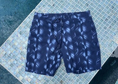 Bañador Armani Exchange Hombre Azul Gráfico, Tallas Pequeñas Foto 1 de 4