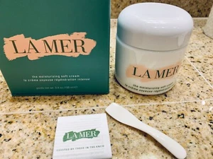 Creme de LA MER Moisturizing Cream Spatula Box 3.4 oz 100 ml BIG SIZE EMPTY JAR - Picture 1 of 4