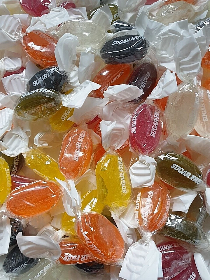 Sugar Free FRUIT DROPS by Thornes - Hard Boiled Sweets, diabetic, pick n mix - Image 1 of 1