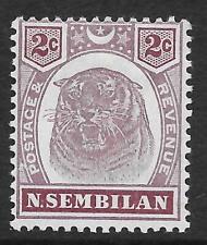 Negri Sembilan 1898 2c. Dull Purple & Brown SG 6 (MLH)