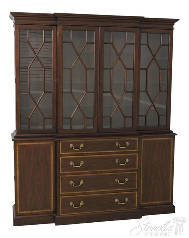 L58496EC: HENKEL HARRIS 4 Door Mahogany London Breakfront Cover