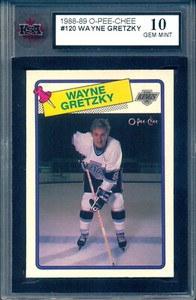 1988-89 OPC O PEE CHEE Hockey #120 Wayne Gretzky Graded KSA 10 GEM-MINT Kings
