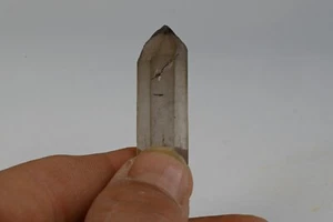 Cristal de quartz fumé les Droites Chamonix France 42x14mm Collection - Picture 1 of 5