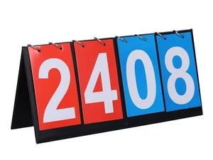 4-Digit Portable Flip Scoreboard, Easy Score Keeper for Cornhole Volleyball Game - Picture 1 of 7