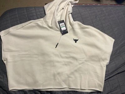 Sudadera con capucha Project Rock para mujer talla L Under Armour polar suéter deportivo 1371370 Foto 1 de 3