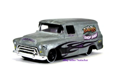 Camión de reparto Chevy Suburban 1957 Von Dutch Hot Rat Rod panel de taller B Foto 1 de 4