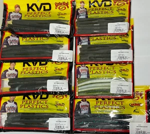 Strike King KVD Perfect Plastics Ocho (Lot of 8) - Picture 1 of 1