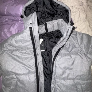 BANANA REPUBLIC Hooded Puffer Jacket Men's Size XL Gray 764851 - Picture 1 of 10