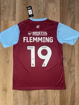 Camisa firmada Zian Flemming Burnley 2024/25 certificado de autenticidad foto prueba campeonato Foto 1 de 4