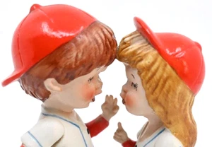 Moppets Gorham 1974 raros. EL GRAN DEBATE DEL BÉISBOL. Figura niño/niña. Fran Mar - Imagen 1 de 7