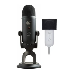 Blue Microphones Yeti (Blackout) Professional Multi-Pattern USB Mic Bundle - Picture 1 of 8