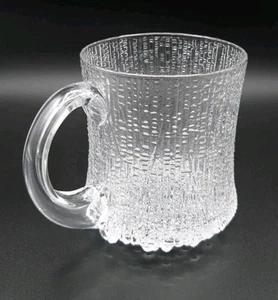 iittala ULTIMA THULE - TAZA DE CERVEZA, vidrio fundido, 18 OZ, VINTAGE, hecha en Finlandia - Imagen 1 de 11