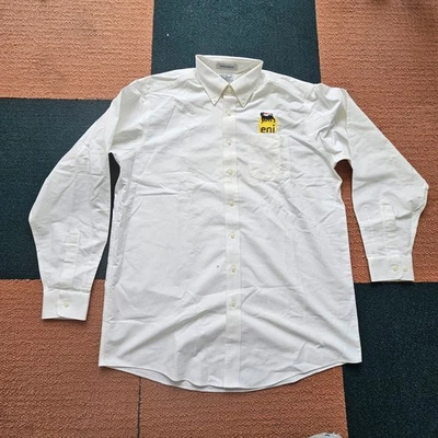 Camisa de vestir blanca de manga larga Eni LL BEAN para hombre grande alta resistente a las arrugas Y9b Foto 1 de 4