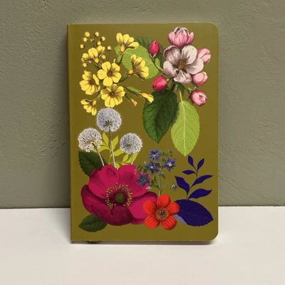 Punch Studio Floral Flower Blossoms 200pgs 4.5x6.5'' Softcover Notebook NEW - Image 1 of 4
