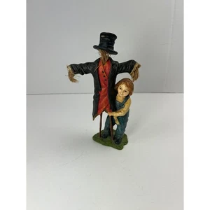 Bethany Lowe Halloween "Mädchen mit Vogelscheuche" Resin Figur, nicht mehr produziert - Bild 1 von 9