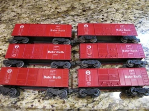 (6)  LIONEL POSTWAR X6014 BABY RUTH  BOXCARs - Picture 1 of 19