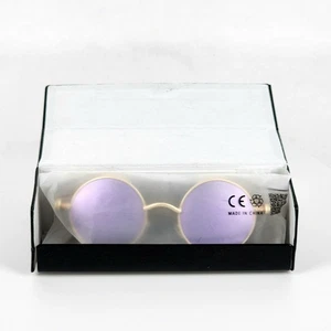 ROCKNIGHT Steampunk Style Gothic Sunglasses Polarized UV 400 Gold Frame w/Case - Picture 1 of 15