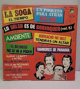 La Salsa Es De Borinquen Vol. 5 von verschiedenen Künstler Vinyl. LA SOGA EL TIEMPO. - Bild 1 von 1
