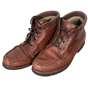 Rocky Hand Chukka Boots Men 12M Brown Gore-Tex Leather Ankle Outdoor Gear - Picture 1 of 9