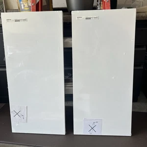 2 IKEA White SPONTAN Magnetic Message Board Discontinued Rare 37x78cm 301.594.42 - Picture 1 of 4