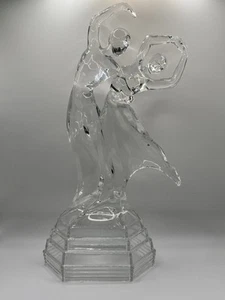 RCR Royal Crystal Rock - Ballroom Couple Dancers - Glass Lead Crystal - Italian - Picture 1 of 12