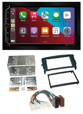 ESX 2DIN DAB USB MP3 Bluetooth Autoradio für Toyota Auris 07-12 schwarz - Bild 1 von 4