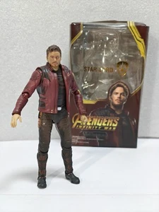 Action Figure Star Lord 1:12 6" Ko Bootleg No Bandai No Sh Guardiani Della Galas - Imagen 1 de 15