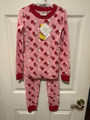 Hanna Andersson Valentine Paper Heart Girls Pajama Set Size 120 cm 6-7 - Image 1 of 4